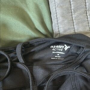 Old Navy Active Black athletic dress with built in bodysuit